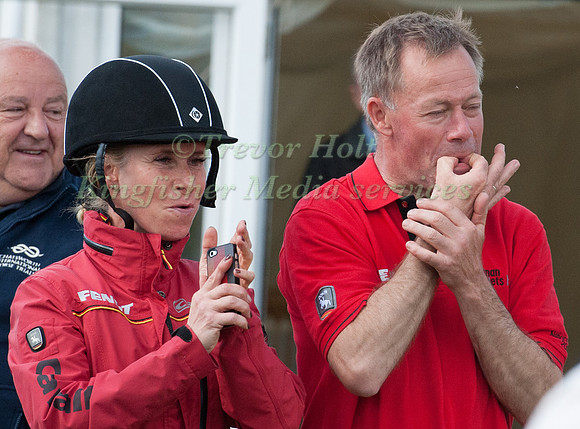 Hinrich Romeike and Bettina Hoy at the prize Giving