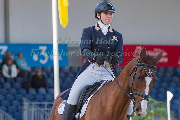 CHARLOTTE EAST (GBR) AND KING ALBERT