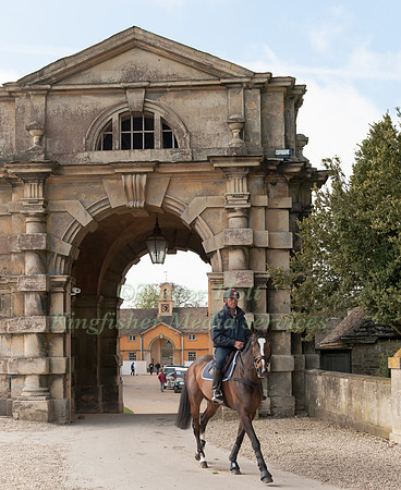 Steffano Brecciaroli leaving the Stables