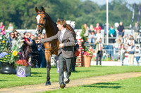Oliver Townend Walking the Show Jumping Course.NEF