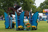 AURELIEN  LEROY (FRA) AND SEASHORE SPRING TAKING PART IN THE SHOWJUMPING PHASE OF THE  BISHOP BURTTON COLLEGE CCI THREE STAR U25  COMPETITION AT THE 2017 EQUI-TREK BRAMHAM INTERNATIONAL HORSE TRIALS