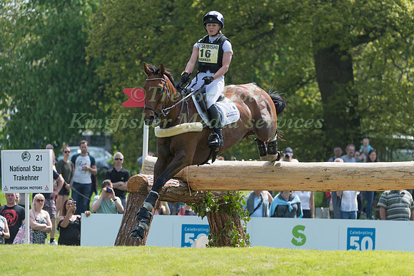ALICIA HAWKER  (GBR) RIDING  CHARLES RR