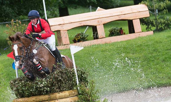 DAVID DOEL (GBR) AND CHAP TAKING PART IN THE CROSS COUNTRY PHASE OF THE  UNDER 25s CCI THREE STAR COMPETITION AT THE 2017 EQUI-TREK BRAMHAM INTERNATIONAL HORSE TRIALS
