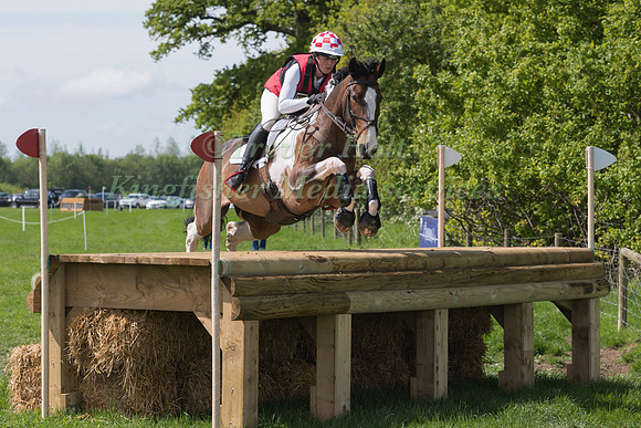 PHILLIPA WARD  RIDING AOSTA SAM COMPETING IN THE CROSS COUNTRY PHASE OF THE  INTERMEDIATE  COMPETITION AT THE  2017 ROCKINGHAM CASTLE INTERNATIONAL HORSE TRIAL.