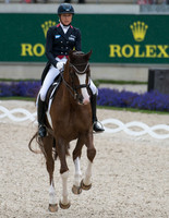 Ingrid Klimke (GER) and Geraldine 189  taking part in the Prize of VUV - Vereinigte Unternehmerverbände Aachen Prix St. Georges CDI4*