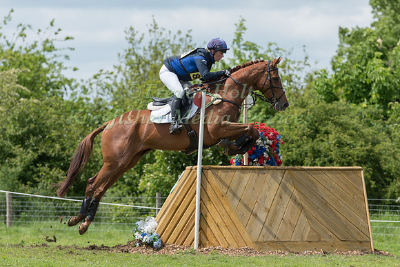 ZARA TINDALL  RIDING DROPS OF BRANDY COMPETING IN THE CROSS COUNTRY PHASE OF THE  INTERMEDIATE  COMPETITION AT THE  2017 ROCKINGHAM CASTLE INTERNATIONAL HORSE TRIAL.