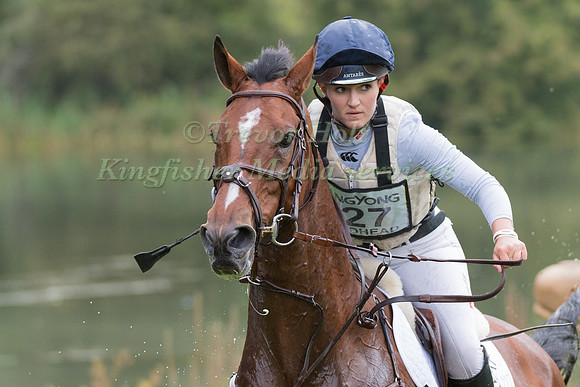 HOLLY WOODHEAD (GBR) RIDING MR SNEEZY