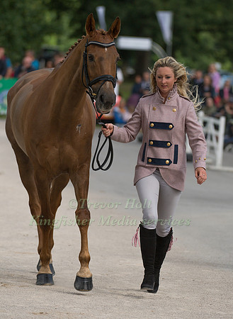 GEORGIE SPENCE (GBR) AND HALLTOWN HARLEY AT THE EQUI-TREK CCI *** FINAL HORSE INSPECTION OF THE 2017 BRAMHAM INTERNATIONAL HORSE TRIALS