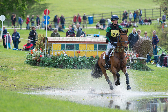 TOM JACKSON (GBR) RIDING  CARPA DU BUISSON Z COMPETING IN THE CROSS COUNTRY PHASE OF THE  CIC THREE STAR COMPETITION AT THE  2017 DODSON AND HORRELL CHATSWORTH INTERNATIONAL HORSE TRIAL.