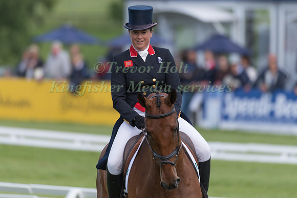 PIPPA FUNNELL (GBR) AND BILLY WALK ON TAKING PART IN THE DRESSAGE PHASE OF THE  CIC THREE STAR COMPETITION AT THE 2017 EQUI-TREK BRAMHAM INTERNATIONAL HORSE TRIALS