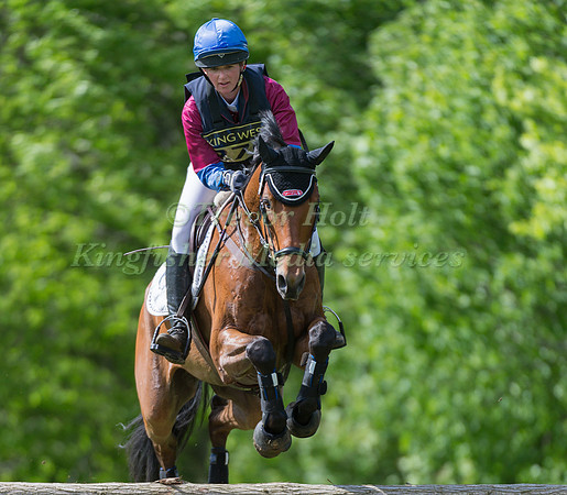 HANNAH BATE (GBR) RIDING DON QUIDAM COMPETING IN THE CROSS COUNTRY PHASE OF THE  CIC TWO STAR COMPETITION AT THE  2017 ROCKINGHAM CASTLE INTERNATIONAL HORSE TRIAL.