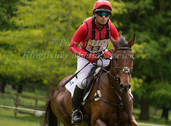 PAUL TAPNER (AUS) RIDING COUNTERPARTY TAKING PART IN THE CROSS COUNTRY PHASE OF THE CICO THREE STAR AT THE 2017 HOUGHTON INTERNATIONAL HORSE TRIALS