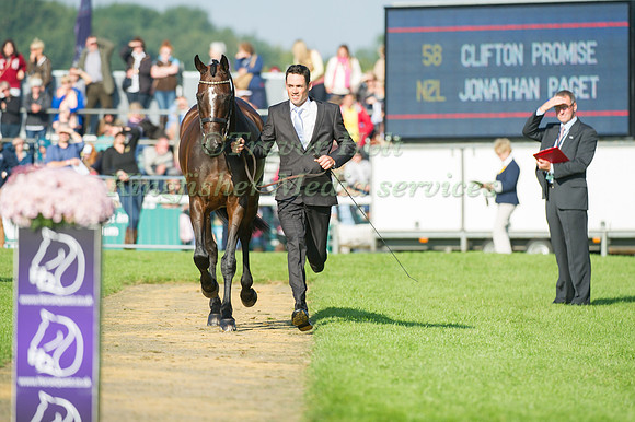 Jonathan Paget (NZL) riding Clifton Promise taking part in the Show Jumping Phase