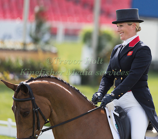 Zara Tindall of Great Britain  riding High Kingdom