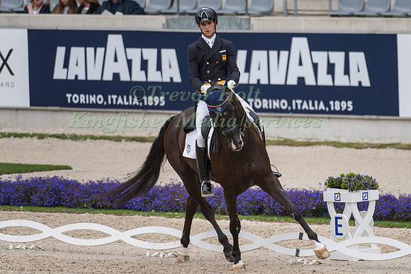 Juan Matute Guimon (ESP) and Dhannie Ymas - taking part in the Prize of VUV - Vereinigte Unternehmerverbände Aachen Prix St. Georges CDI4*
