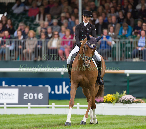 CAROLINE  POWELL (NZL) RIDING ONWARDS AND UPWARDS