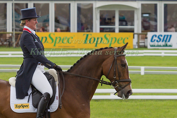 NICOLA WILSON (GBR) AND KINGS ADVOCATE II TAKING PART IN THE DRESSAGE PHASE OF THE  CIC THREE STAR COMPETITION AT THE 2017 EQUI-TREK BRAMHAM INTERNATIONAL HORSE TRIALS