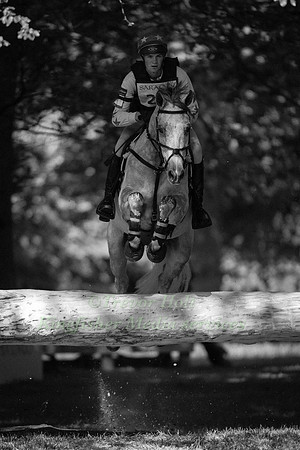 HARRY HORGAN (GBR) RIDING FRANKFORT II  IN THE CROSS COUNTRY PHASE OF THE CCI ONE STAR AT THE 2017 HOUGHTON INTERNATIONAL HORSE TRIALS