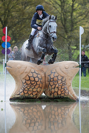 TOM MCEWEN (GBR) RIDING  STRIKE SMARTLY COMPETING IN THE CROSS COUNTRY PHASE OF THE  CIC THREE STAR COMPETITION AT THE  2017 DODSON AND HORRELL CHATSWORTH INTERNATIONAL HORSE TRIAL.