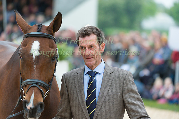 Mark Todd (NZL) and NZB Campino at the Final  Horse Inspection of the 2017 Mitsubishi Motors Badminton Horse Trials
