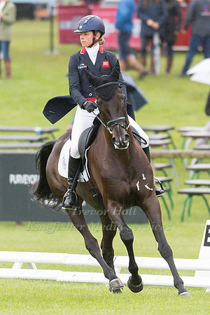 IZZY TAYLOR (GBR) AND TREVIDDEN TAKING PART IN THE DRESSAGE PHASE OF THE  CIC THREE STAR COMPETITION AT THE 2017 EQUI-TREK BRAMHAM INTERNATIONAL HORSE TRIALS e