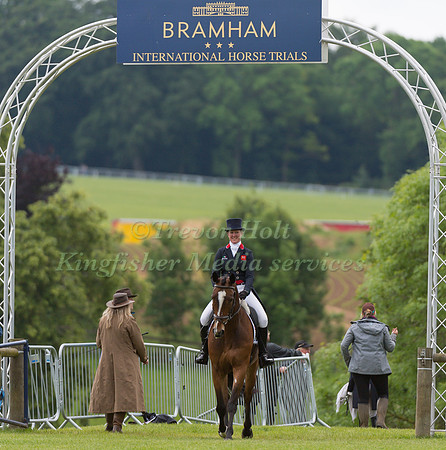 NICOLA WILSON (GBR) AND KINGS ADVOCATE II TAKING PART IN THE DRESSAGE PHASE OF THE  CIC THREE STAR COMPETITION AT THE 2017 EQUI-TREK BRAMHAM INTERNATIONAL HORSE TRIALS