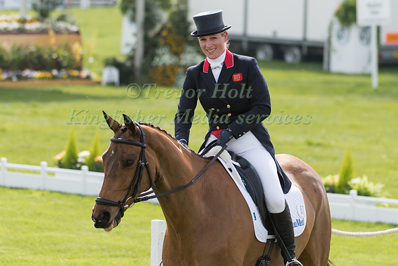 Zara Tindall of Great Britain  riding High Kingdom