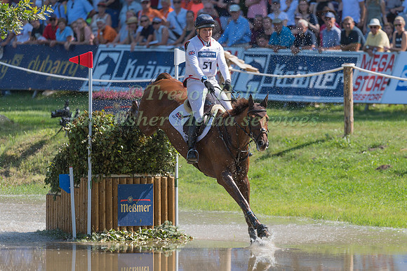 Kristina Cook (GBR) and Billy the Red