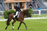 Alexander Bragg (GBR) riding Zagreb in the Dressage phase  of  the 2017 Mitsubishi Motors  Badminton Horse Trials
