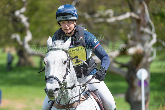CHARLOTTE EAST (GBR) RIDING  CLEAR DAWN COMPETING IN THE CROSS COUNTRY PHASE OF THE  CIC THREE STAR COMPETITION AT THE  2017 DODSON AND HORRELL CHATSWORTH INTERNATIONAL HORSE TRIAL.