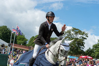 WILL FURLONG (GBR) AND COLLIEN P 2  TAKE A LAP OF HONOUR  AFTER WINNING THE BISHOP BURTON COLLEGE  U 25 CCI THREE STAR COMPETITION AT THE 2017 BRAMHAM HORSE TRIALS