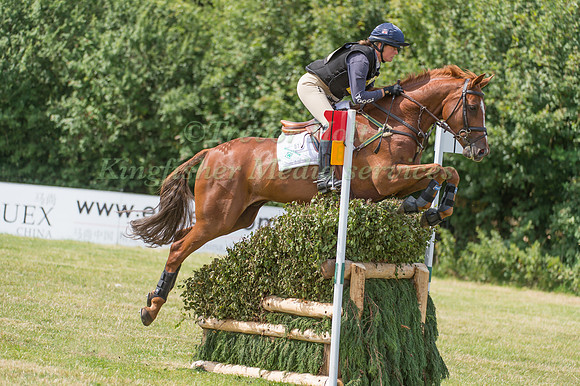 Piggy French (GBR) riding Morswood