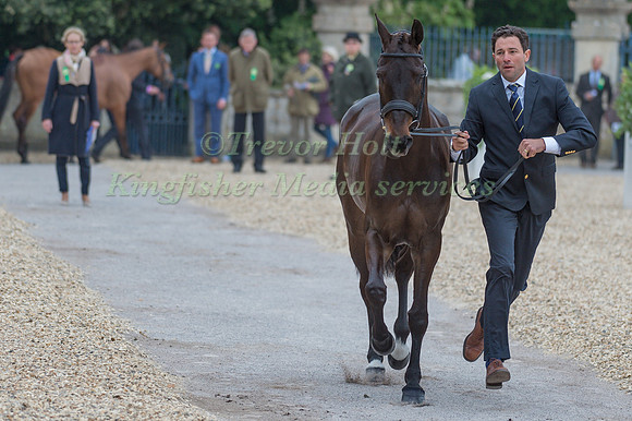 Dr Marcio Carvalho Jorge (BR) and Lissy Mac Wayer at the Final  Horse Inspection of the 2017 Mitsubishi Motors Badminton Horse Trials