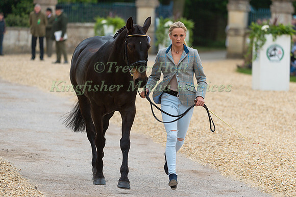 Lissa Green (GBR) and Malin Head Clover at the Final  Horse Inspection of the 2017 Mitsubishi Motors Badminton Horse Trials