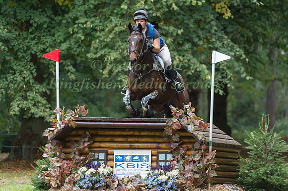 Katie Patrick of Great Britain riding  POP THE QUESTION II