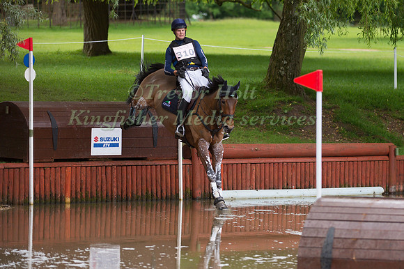CHRISTOFFER FORSBERG (SWE) RIDING BANDIT KING TAKING PART IN THE CROSS COUNTRY PHASE OF THE CICO THREE STAR AT THE 2017 HOUGHTON INTERNATIONAL HORSE TRIALS