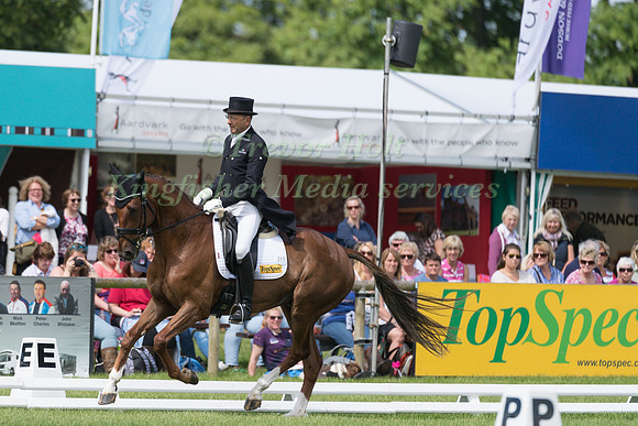 BILL  LEVETT (AUS) AND LASSBAN DIAMOND LIFT TAKING PART IN THE DRESSAGE PHASE OF THE  CIC THREE STAR COMPETITION AT THE 2017 EQUI-TREK BRAMHAM INTERNATIONAL HORSE TRIALS