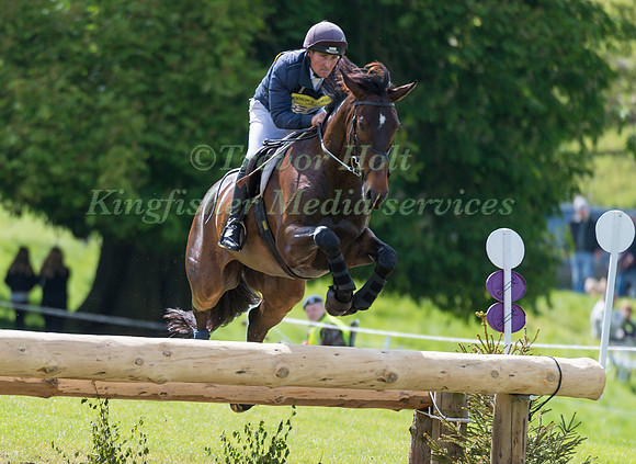 ANDREW DOWNES (GBR) RIDING  ROCQUAINE BAY COMPETING IN THE CROSS COUNTRY PHASE OF THE  CIC THREE STAR COMPETITION AT THE  2017 DODSON AND HORRELL CHATSWORTH INTERNATIONAL HORSE TRIAL.