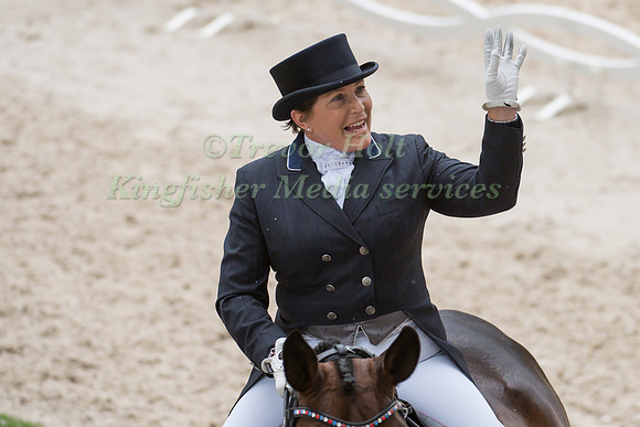 Shelly Francis (USA) and Rubinio  taking part in the Prize of VUV - Vereinigte Unternehmerverbände Aachen Prix St. Georges CDI4*