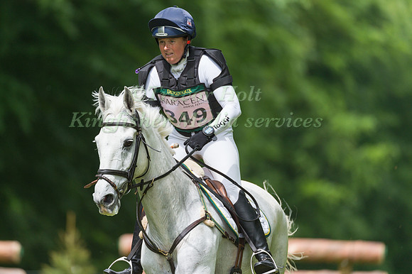 PIPPA FUNNELL (GBR) RIDING BILLY THE BIZ TAKING PART IN THE CROSS COUNTRY PHASE OF THE CICO THREE STAR AT THE 2017 HOUGHTON INTERNATIONAL HORSE TRIALS