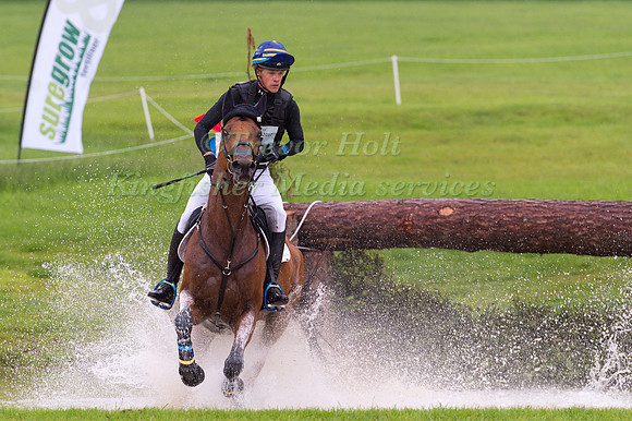LUDWIG  SVENNERSTAL (SWE) AND STINGER TAKING PART IN THE CROSS COUNTRY PHASE OF THE  CCI THREE STAR COMPETITION AT THE 2017 EQUI-TREK BRAMHAM INTERNATIONAL HORSE TRIALS