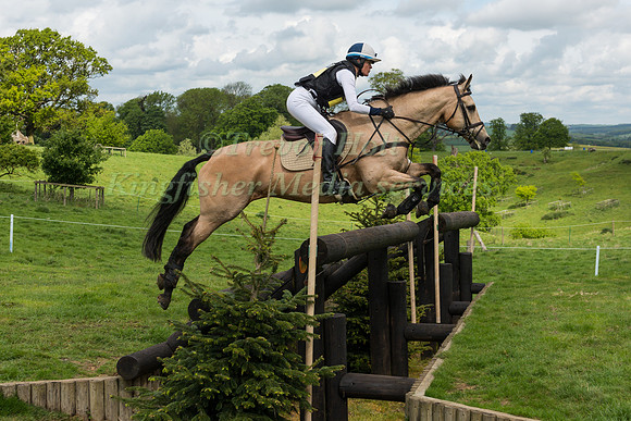 LORNA COLLINS (GBR) RIDING IRISH DRUMMER BOY COMPETING IN THE CROSS COUNTRY PHASE OF THE  CIC ONE STAR COMPETITION AT THE  2017 ROCKINGHAM CASTLE INTERNATIONAL HORSE TRIAL.