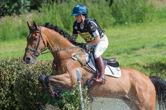 Jasmin Gambirasio (GBR) riding Thats It II