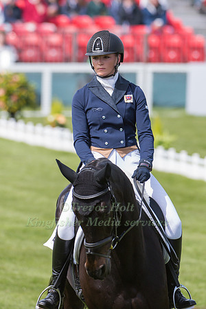 Emily King of Great Britain  riding Brookleigh