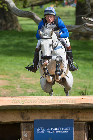 MICHAEL JACKSON (GBR) RIDING  PSH PROMISE ME COMPETING IN THE CROSS COUNTRY PHASE OF THE  CIC THREE STAR COMPETITION AT THE  2017 DODSON AND HORRELL CHATSWORTH INTERNATIONAL HORSE TRIAL.