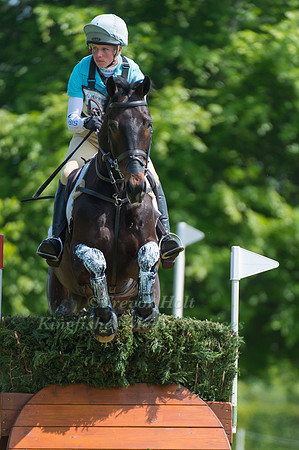 Izzy  Taylor (GBR) riding  Cooley Top Cat