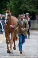 Andrew Nicholson (NZL) and Nereo at the first Horse Inspection of the 2017 Mitsubishi Motors Badminton Horse Trials