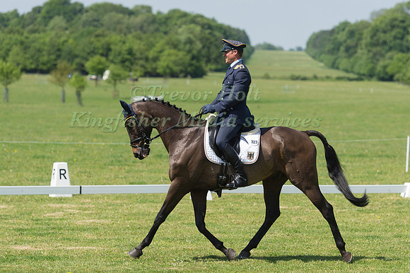 ANDREAS OSTHOLT (GER) RIDING SO IS ET) RIDING SO IS ET) RIDING SO IS ET IN THE DRESSAGE PHASE OF THE CICO THREE STAR AT THE 2017 HOUGHTON INTERNATIONAL HORSE TRIALS
