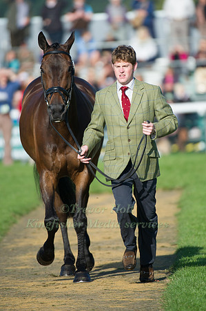 Alex Postolowsky (GBR) riding Islanmore Ginger taking part in the Show Jumping Phase