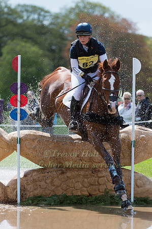 Charlotte East (GBR) riding King Albert